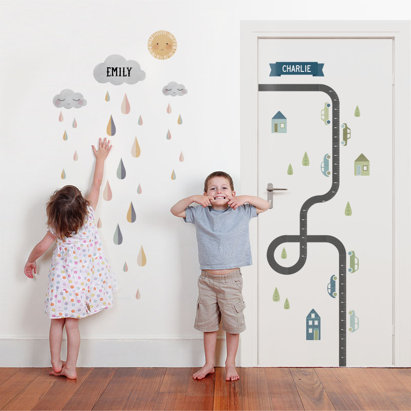 personalised height charts personalised growth charts tinyme height wall charts