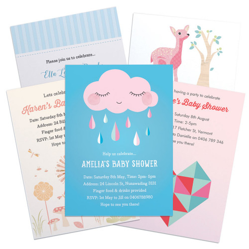 Shower invitations discount