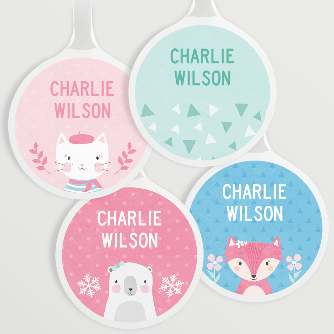 School bag 2025 tags personalised