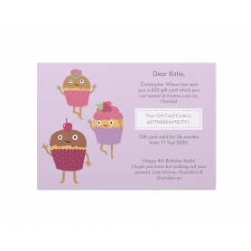 Cupcakes Email Gift Card