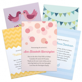 Personalised Birth Announcements