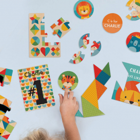 Tinyme Classic Jigsaw Set. 4 Boxed Kids Name Puzzles