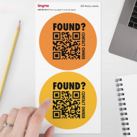 Mega QR Code Labels - Round