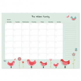 Monthly Personalised Paper Planner