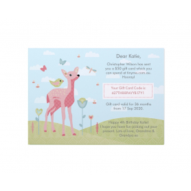 Woodland Deer Email Gift Card