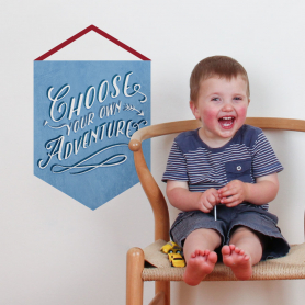 Adventure Quote Banner Decal