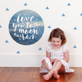 Moon Quote Wall Dot