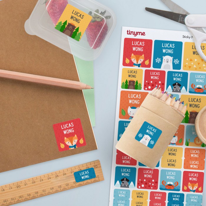 School Name Labels - Tinyme Australia
