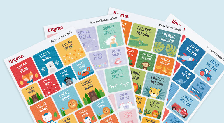 Name Labels | Kids Labels | Name Stickers - Tinyme Australia
